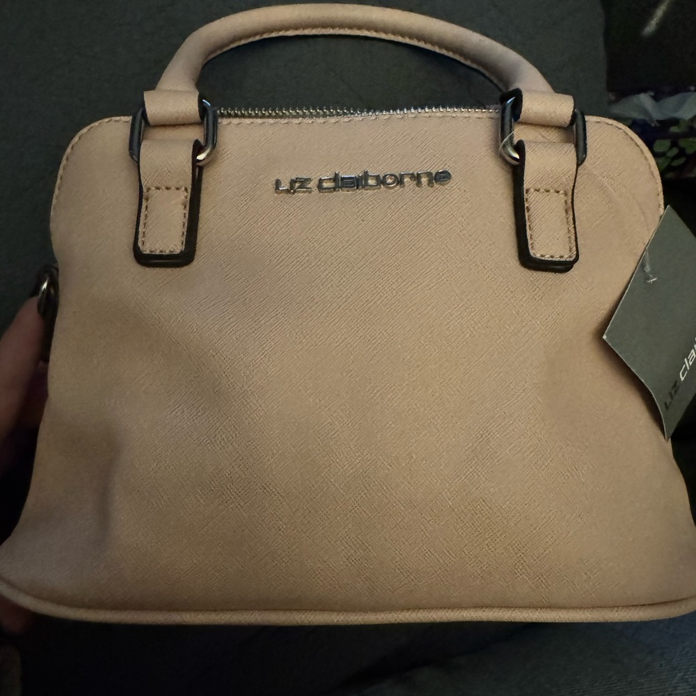 Liz Claiborne Beige Satchel